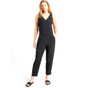 Athleta Black Sleeveless Jumpsuit